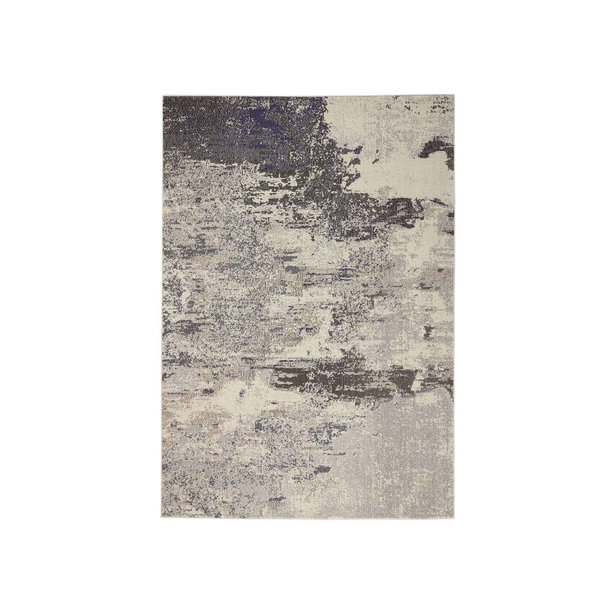 Nourison Celestial Modern Abstract Rug, Ivory Gray
