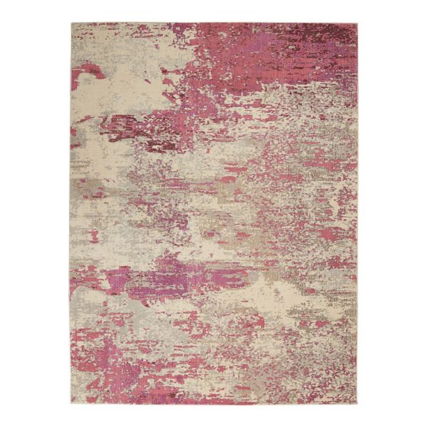 3x5 Rectangle Loomed Area Rug Pink - Nourison