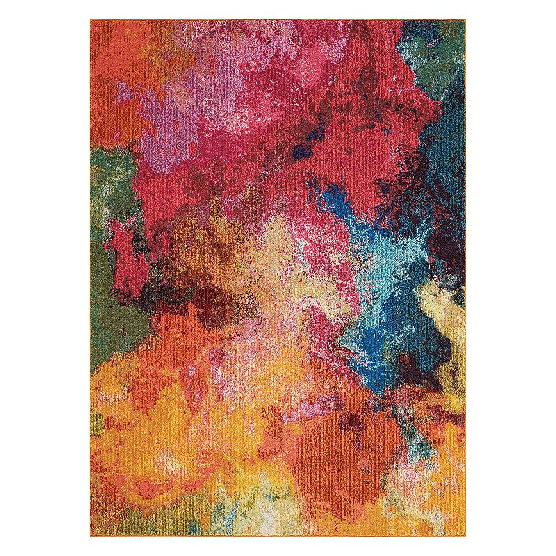 Nourison Celestial Palette Abstract Rug, 5X7 Ft