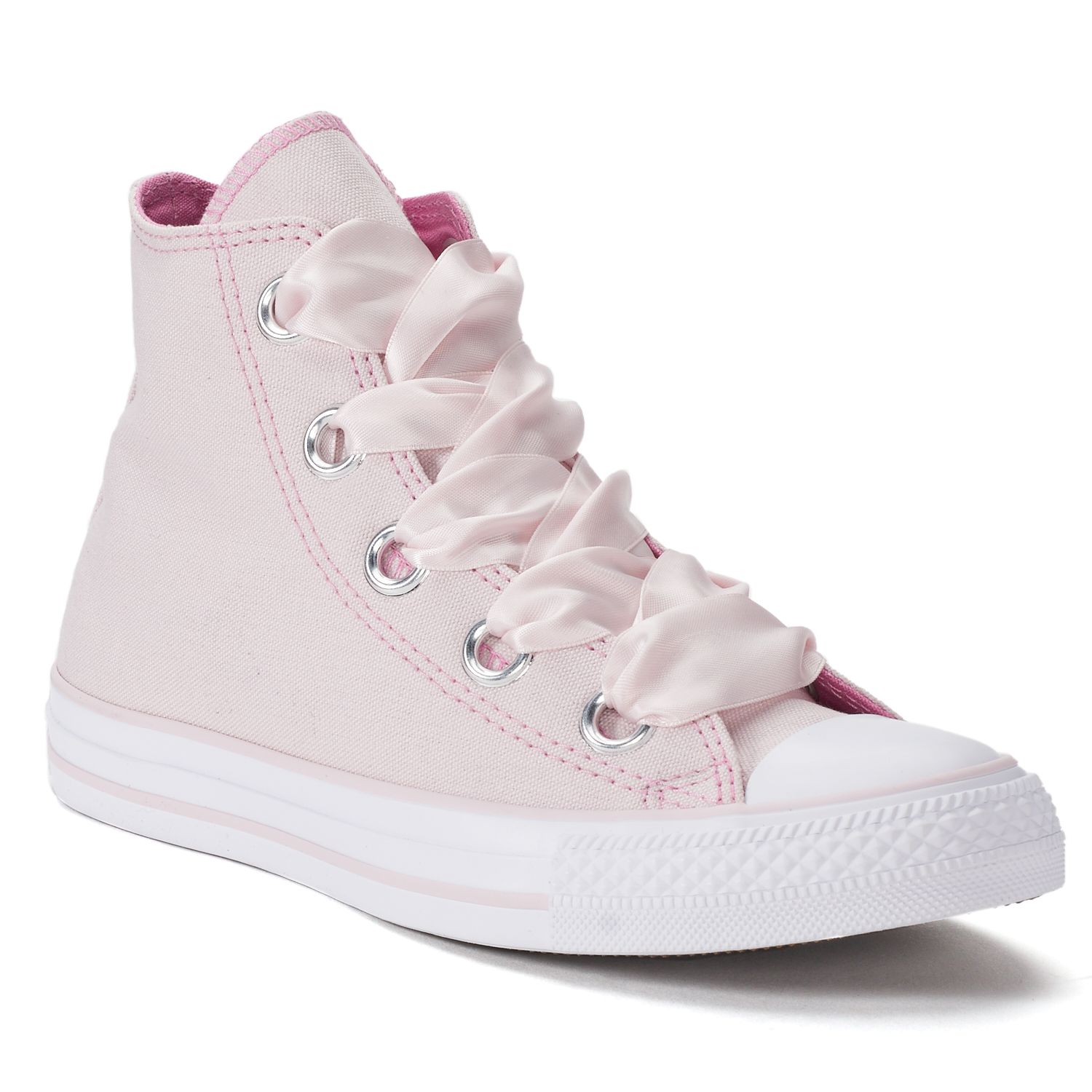 converse big eyelet pink