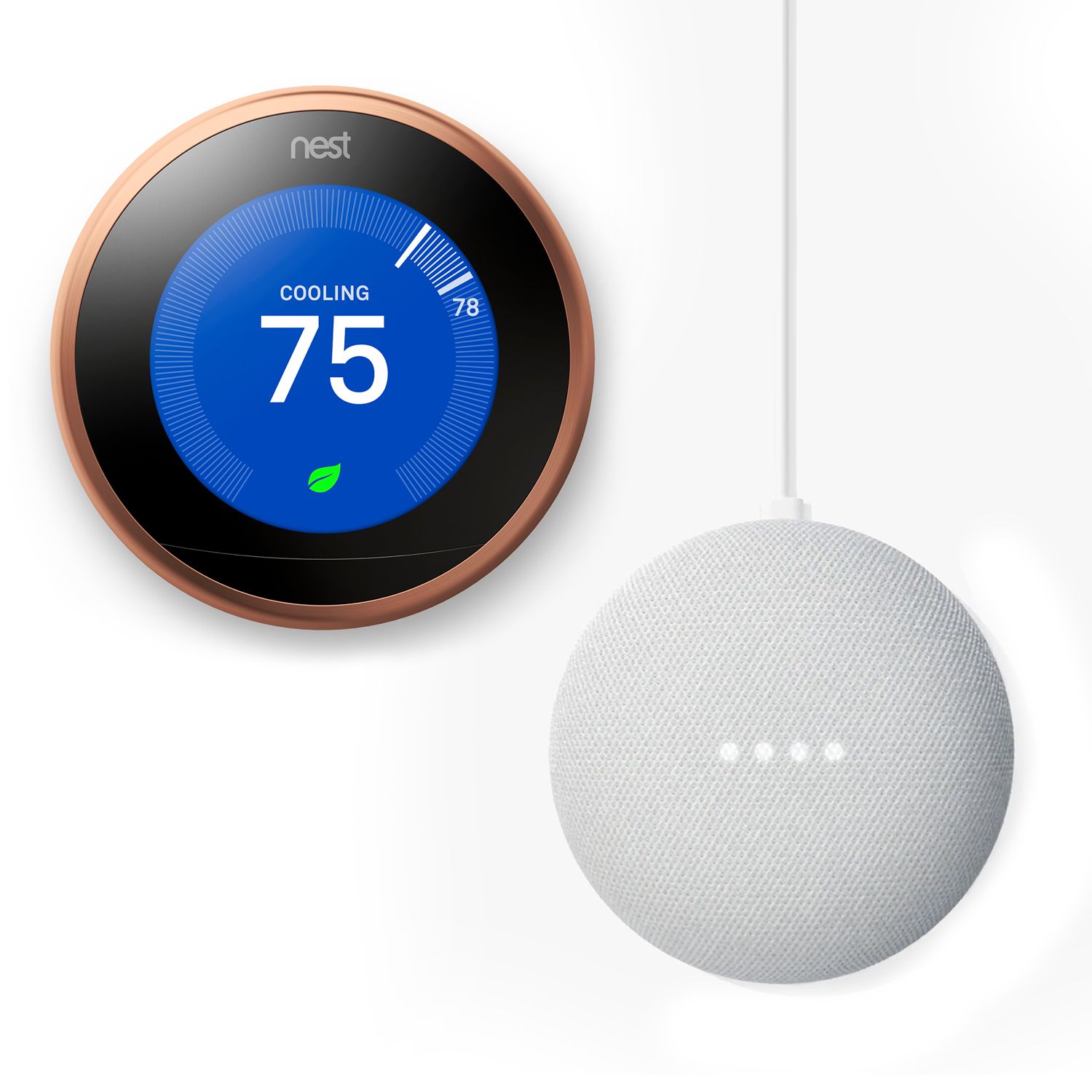 thermostats compatible with google home mini
