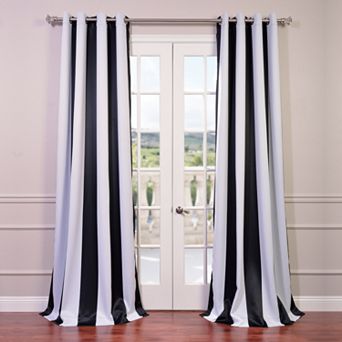 EFF Awning Striped Grommet Blackout Window Curtain