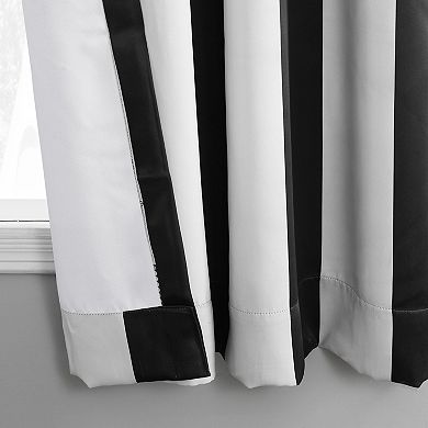 EFF Awning Striped Grommet Blackout Window Curtain