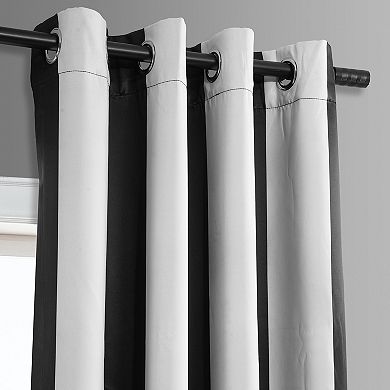 EFF Awning Striped Grommet Blackout Window Curtain