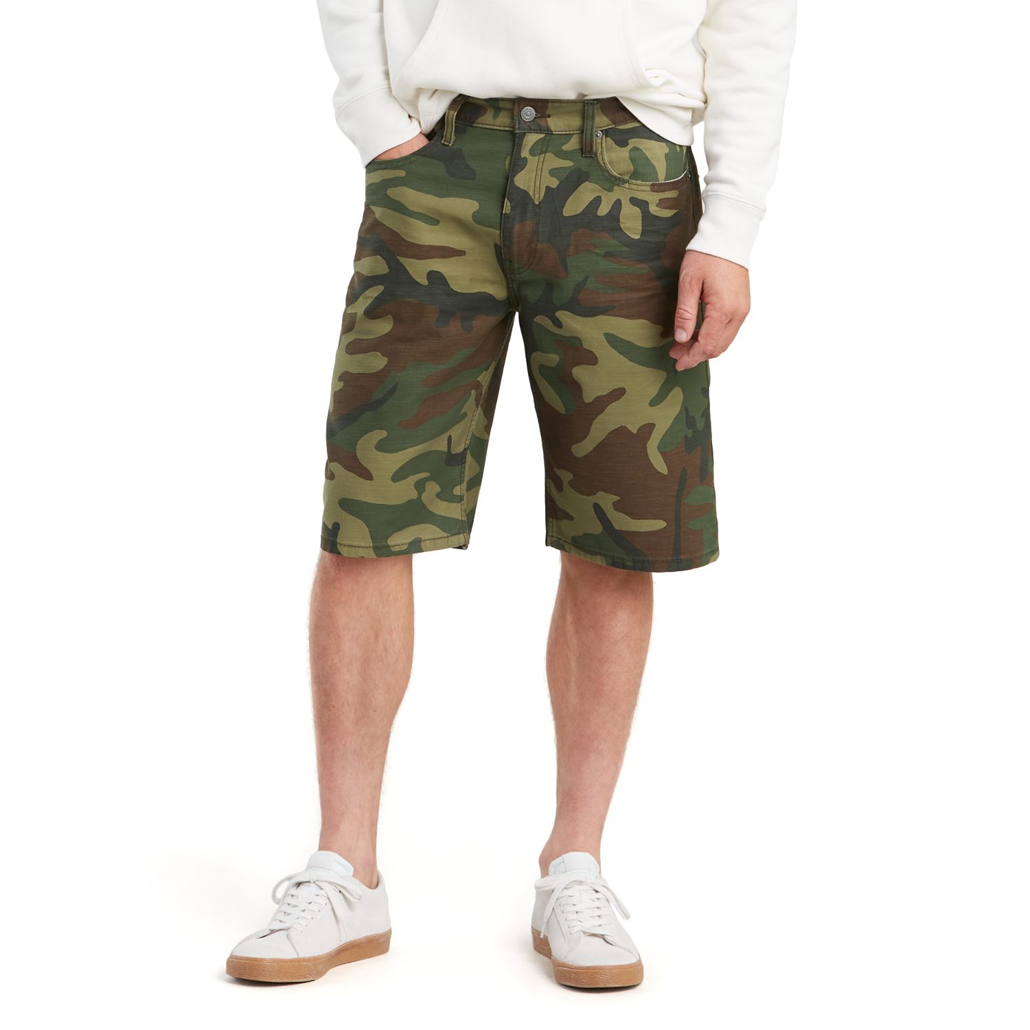 levi camo shorts