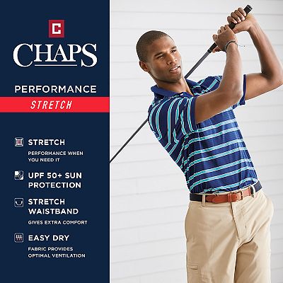 Men s Chaps Performance Cargo Golf Shorts