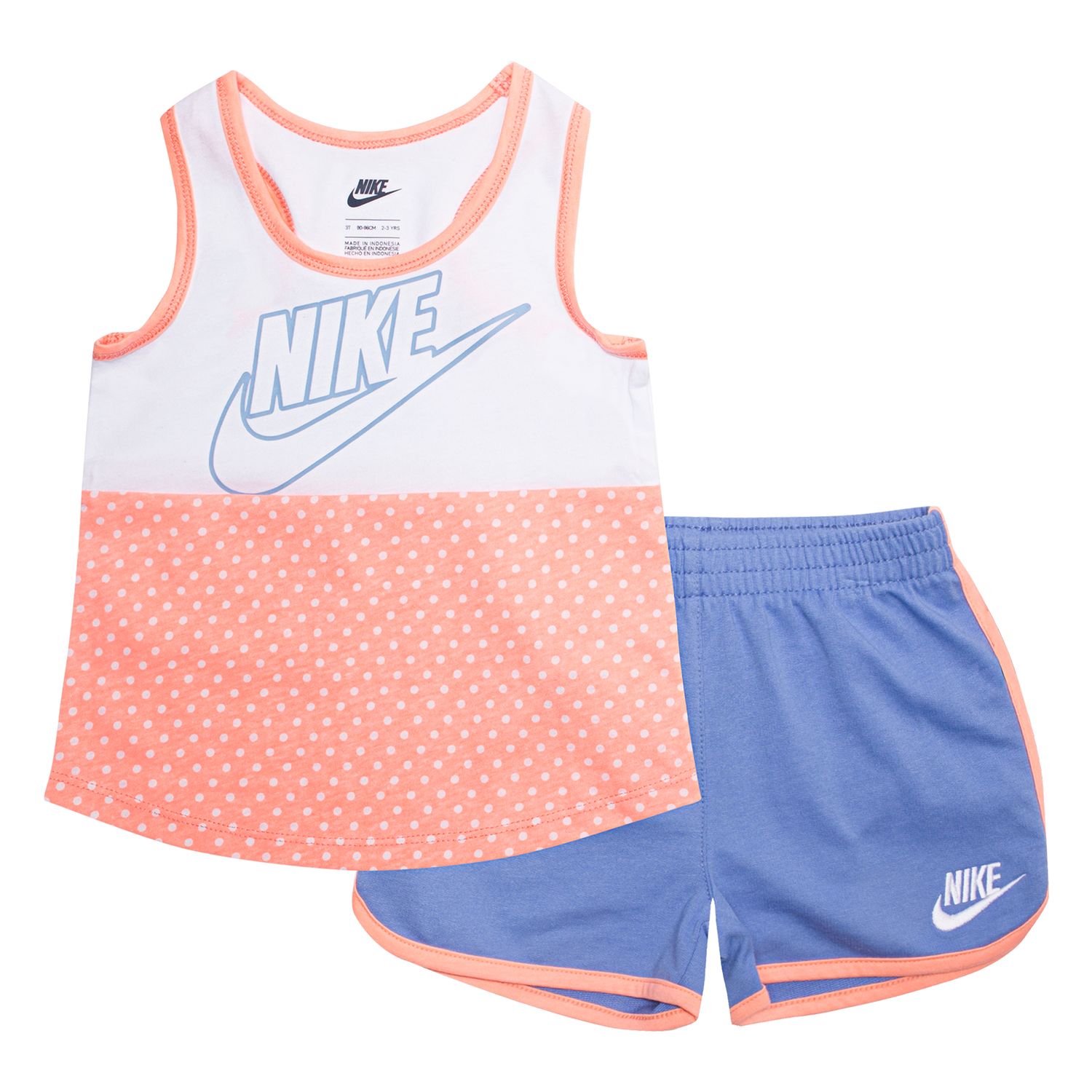 nike tank top and shorts set
