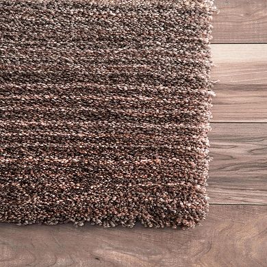 nuLOOM Classic Ombre Striped Shag Rug