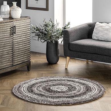 nuLOOM Classic Stripe Shag Rug