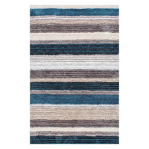 nuLOOM Classic Stripe Shag Rug