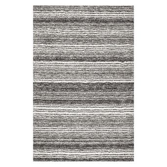 nuLOOM Classic Stripe Shag Rug