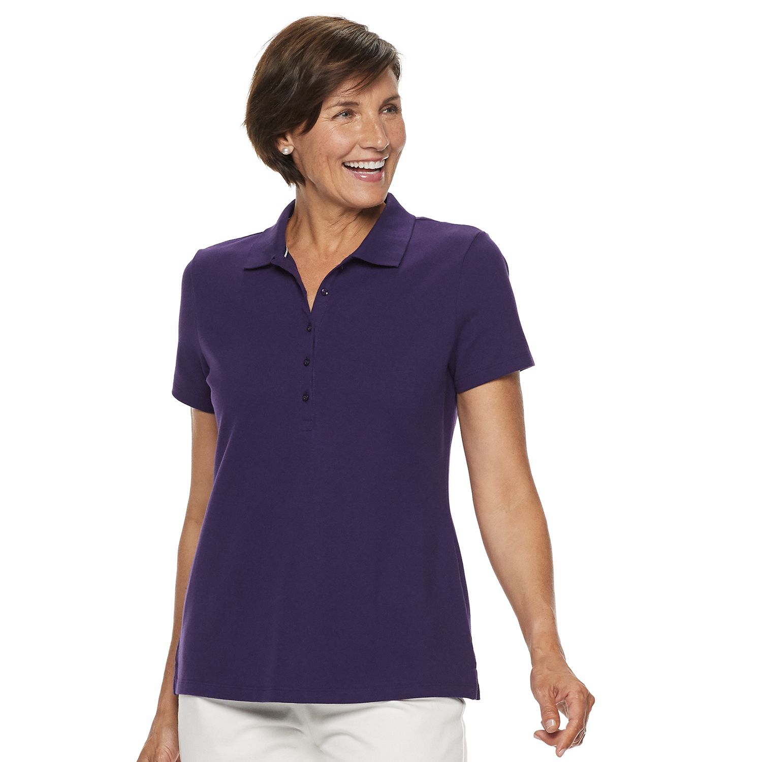 croft and barrow polo shirts for womens