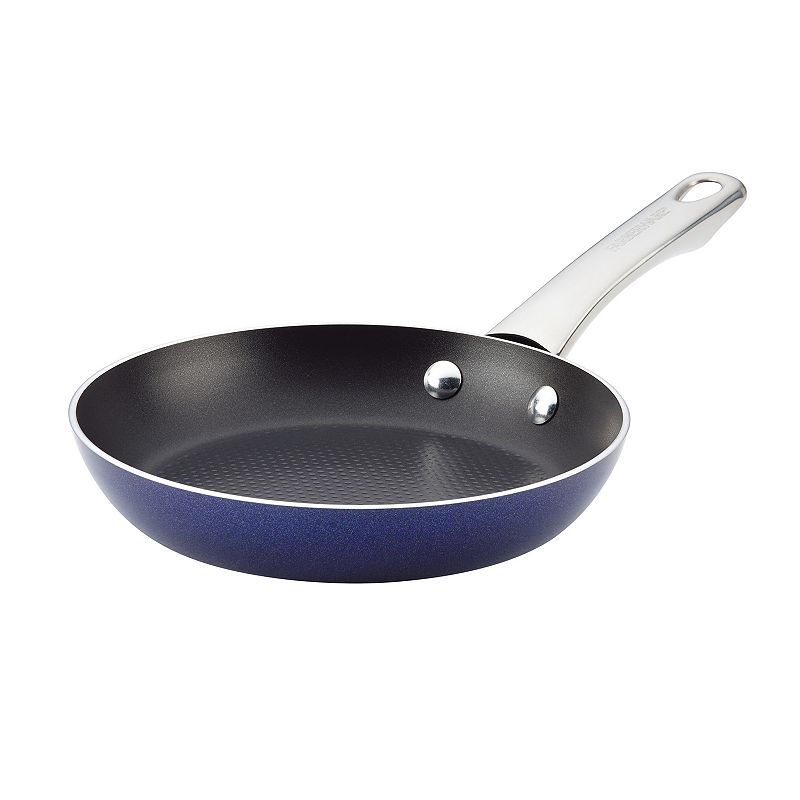 Farberware Luminescence Aluminum Nonstick Skillet, 8-Inch, Sapphire Shimmer