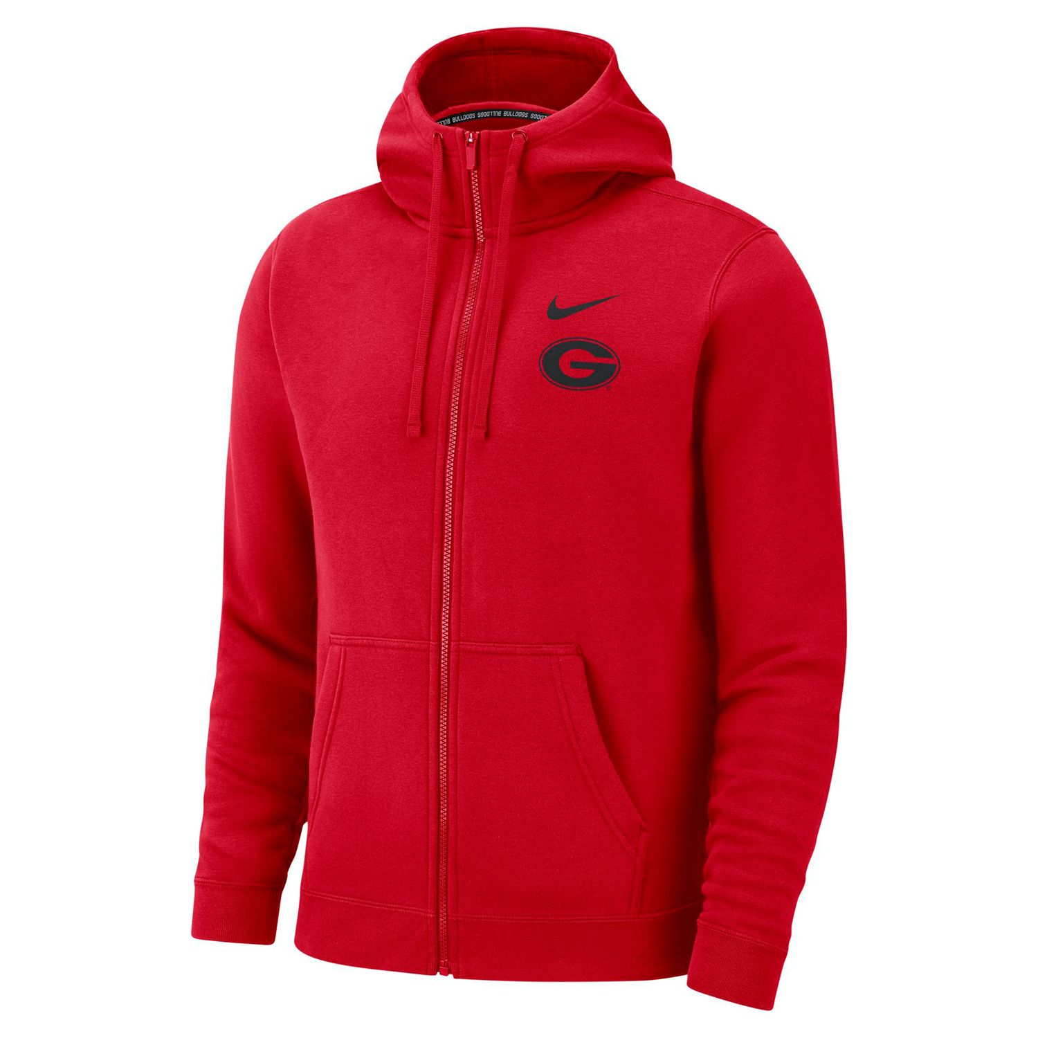 georgia bulldogs full zip hoodie