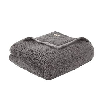 Woolrich Burlington Cozy Soft Solid Berber Brushed Bed Blanket
