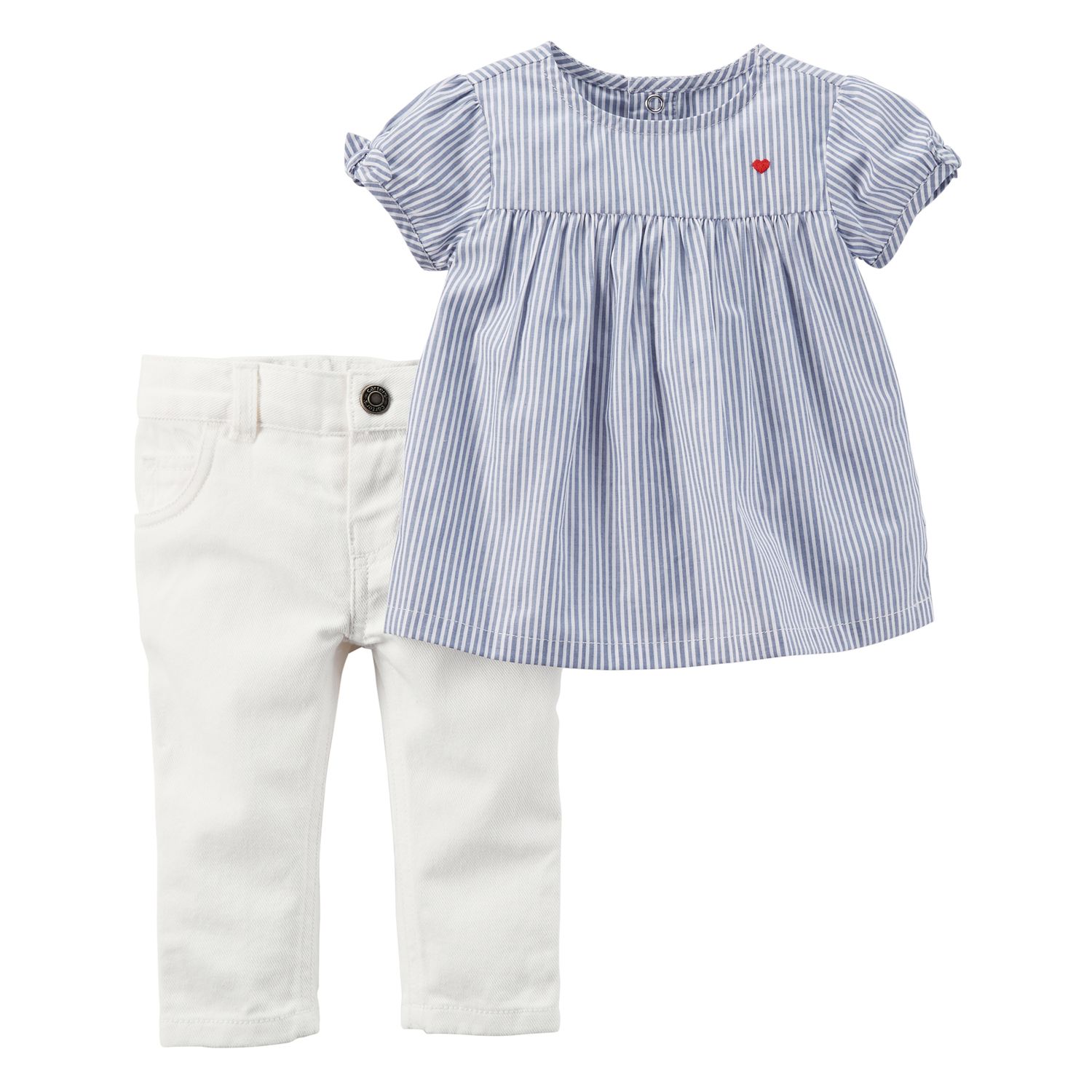 baby girl white pants