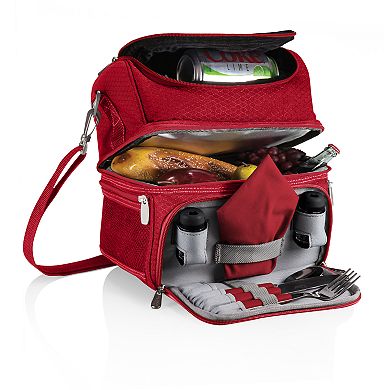 Picnic Time Indiana Hoosiers 7-Piece Insulated Cooler Lunch Tote Set