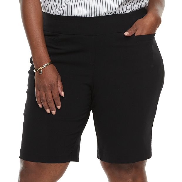 Dana buchman pull store on bermuda shorts