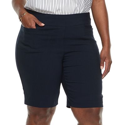 Dana buchman pull on bermuda shorts 2025