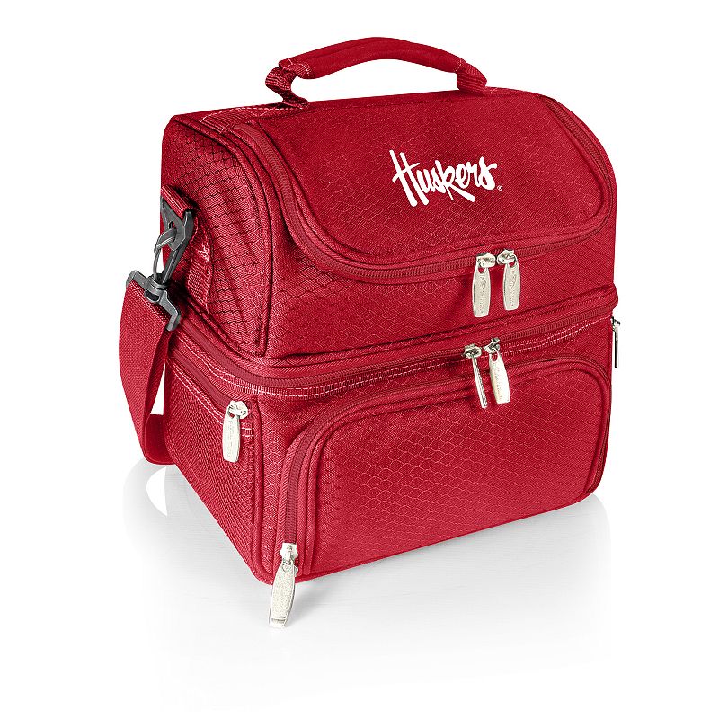 Picnic Time Nebraska Cornhuskers 7-Piece Insulated Cooler Lunch Tote Set, Red