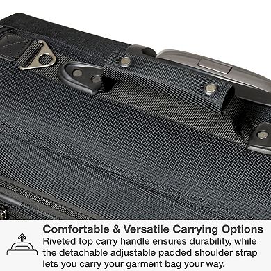 Traveler's Choice 21" Carry-On Spinner Garment Bag