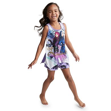Disney's Descendants Girls 8-14 Evie & Mal Tank Top & Plush Shorts Pajama Set