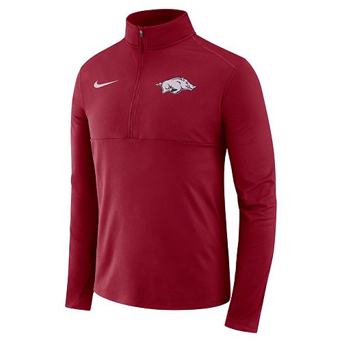 Men's Nike Arkansas Razorbacks Element 1/2-Zip Pullover Top