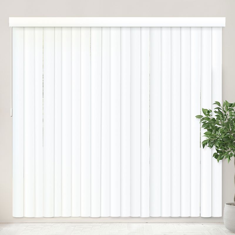 Chicology Oxford White Cordless Vertical Blinds