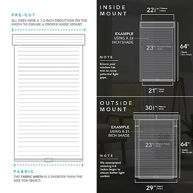 Chicology Snap-N-Glide Cordless Roller Shades