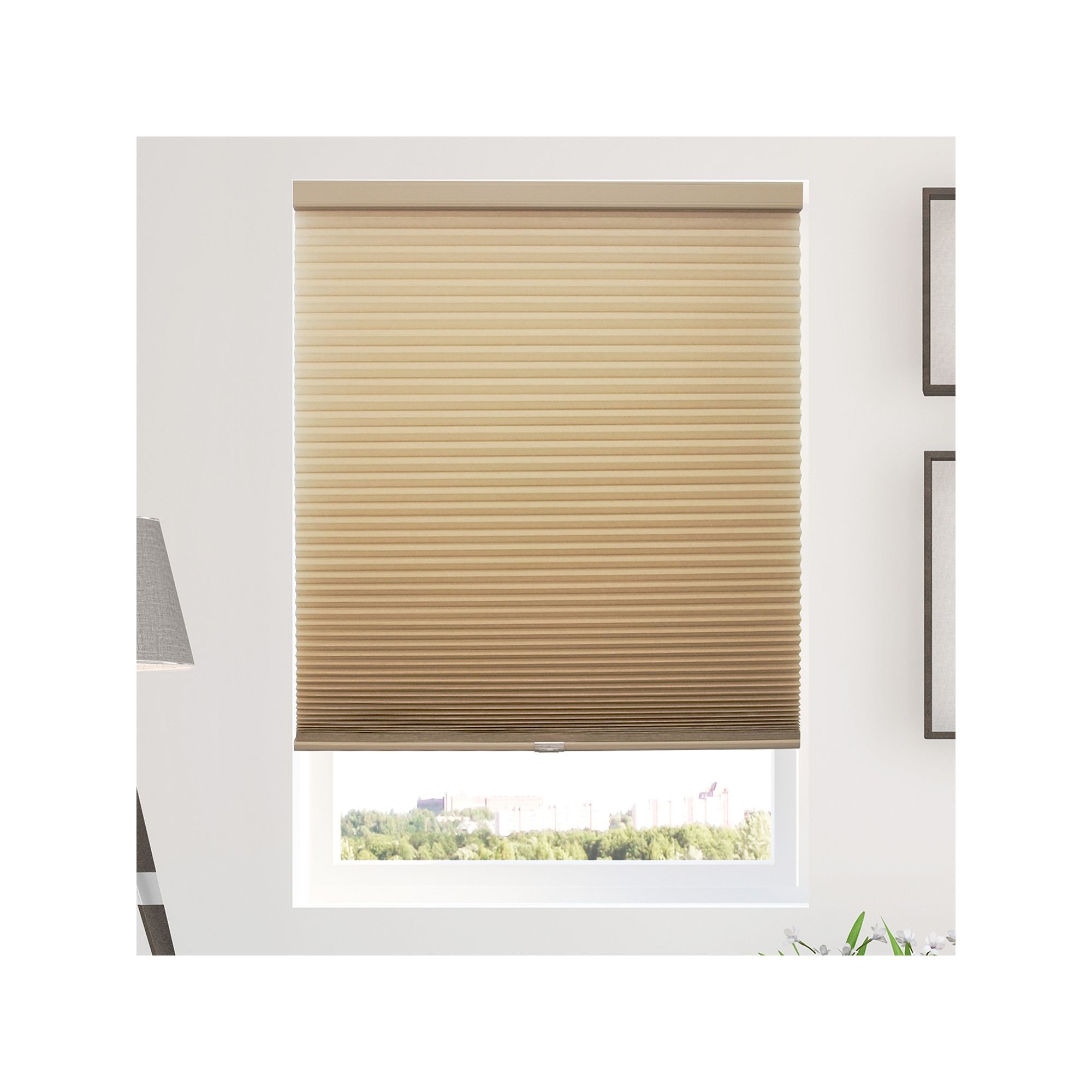 Chicology Cordless Cellular Shade, Morning Croissant