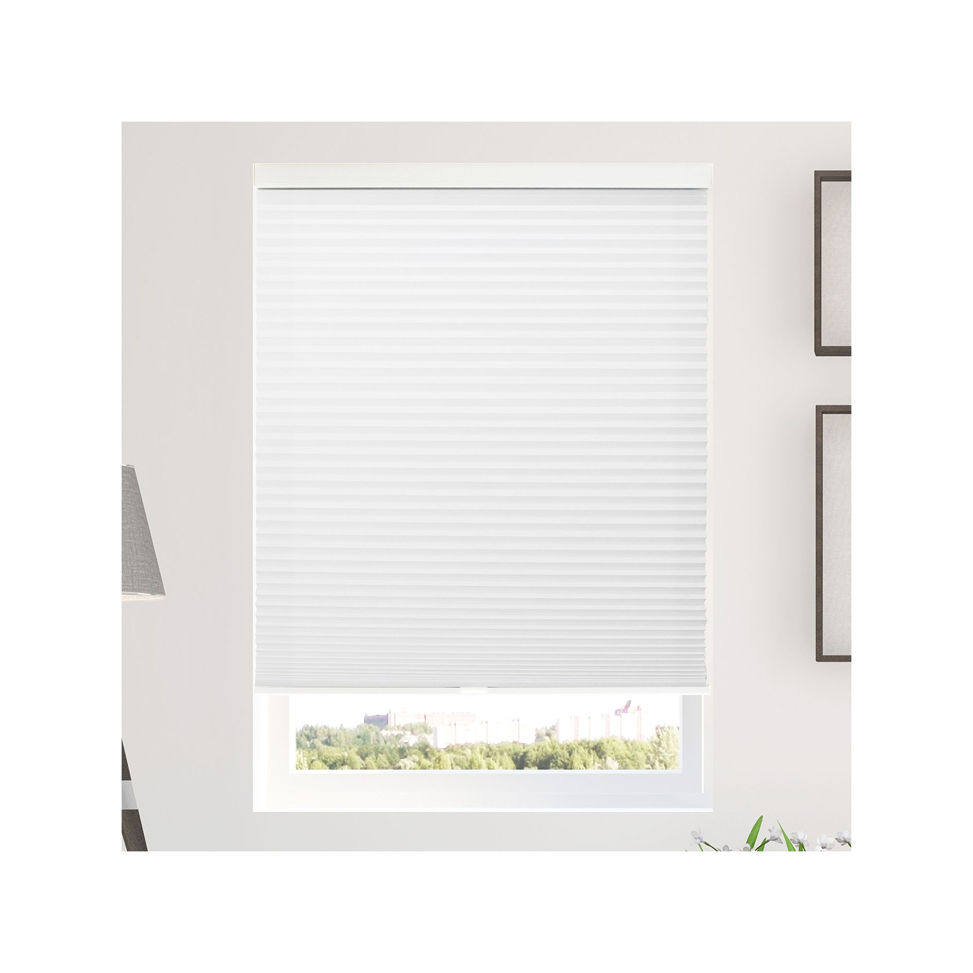 Chicology Cordless Cellular Shade, Morning Blue