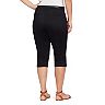 Plus Size Gloria Vanderbilt Anita Twill Belted Capris