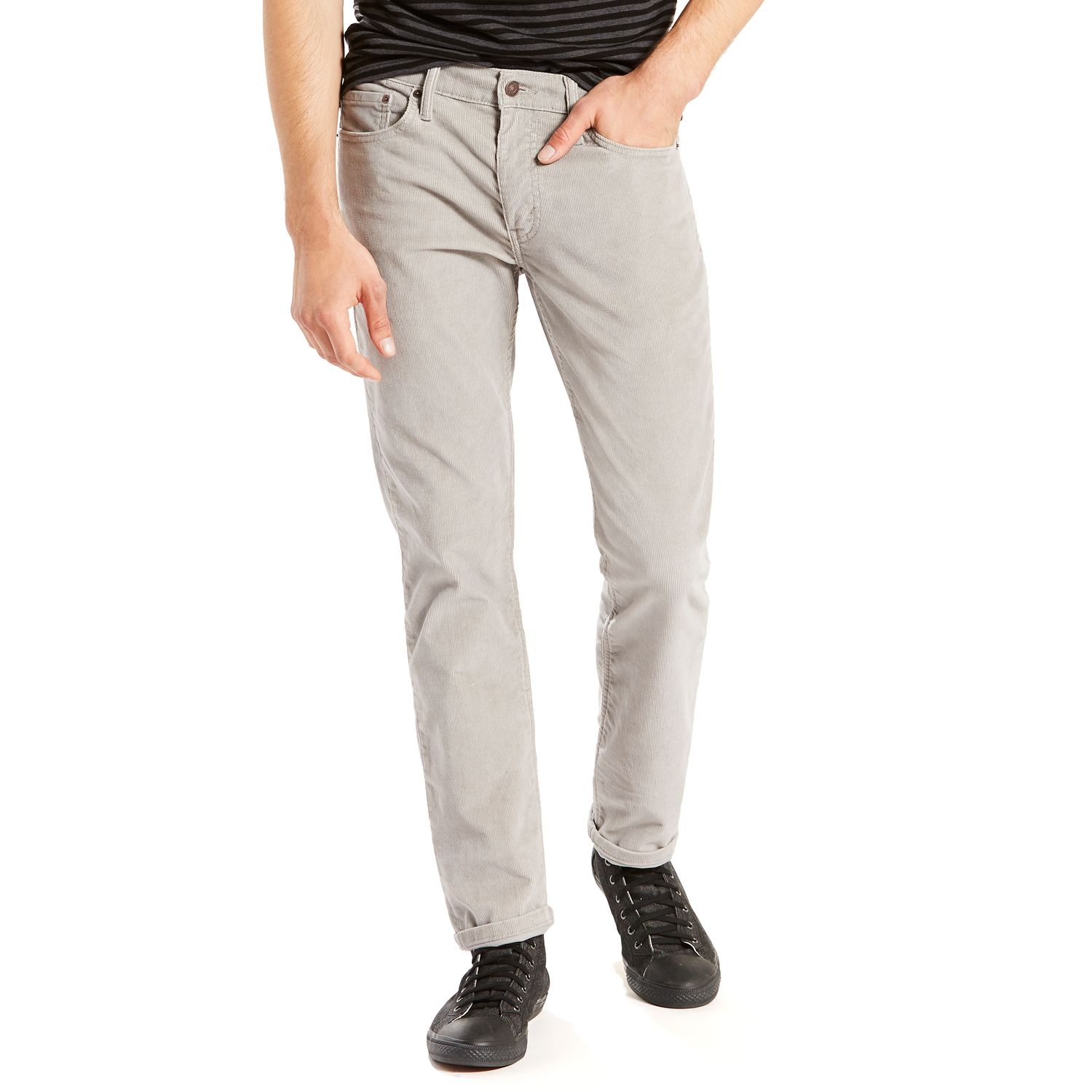 levi's 511 cord slim fit trousers