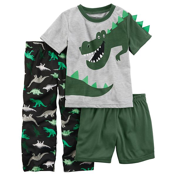 Toddler Boy Carter's 3-pc. T-Rex Dinosaur Pajama Set