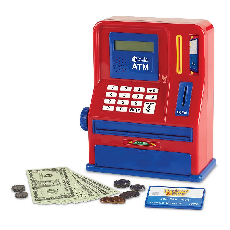 56012308 Learning Resources Pretend and Play Teaching ATM B sku 56012308