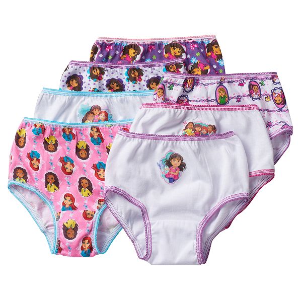 Girls cotton Dora aventureira cartoon girls kids underwear cueca retail  packaging unisex panties for children