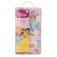 Disney Princess Girls 4-8 7-Pack Underwear