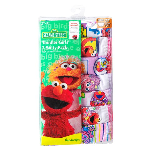 Sesame Street Elmo & Abby Cadabby 7-pk. Briefs - Toddler Girl
