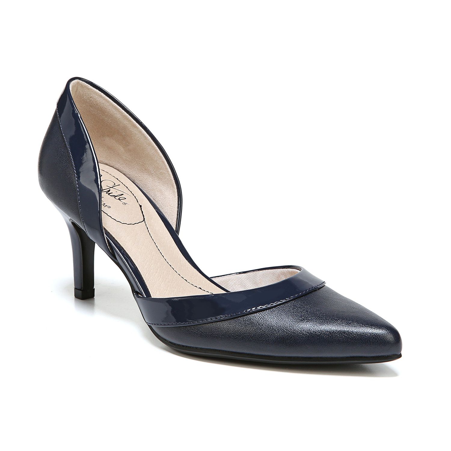 lifestride navy blue pumps