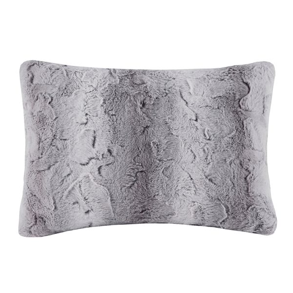 Madison Park Marselle Faux Fur Oblong Throw Pillow