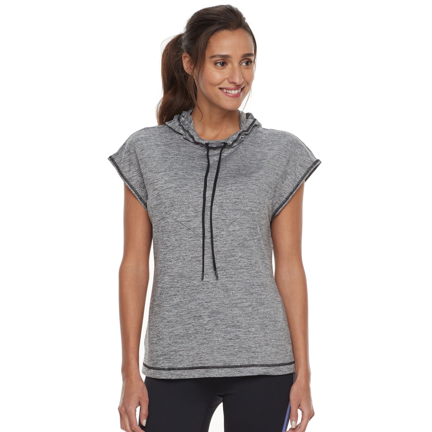 fila short sleeve hoodie