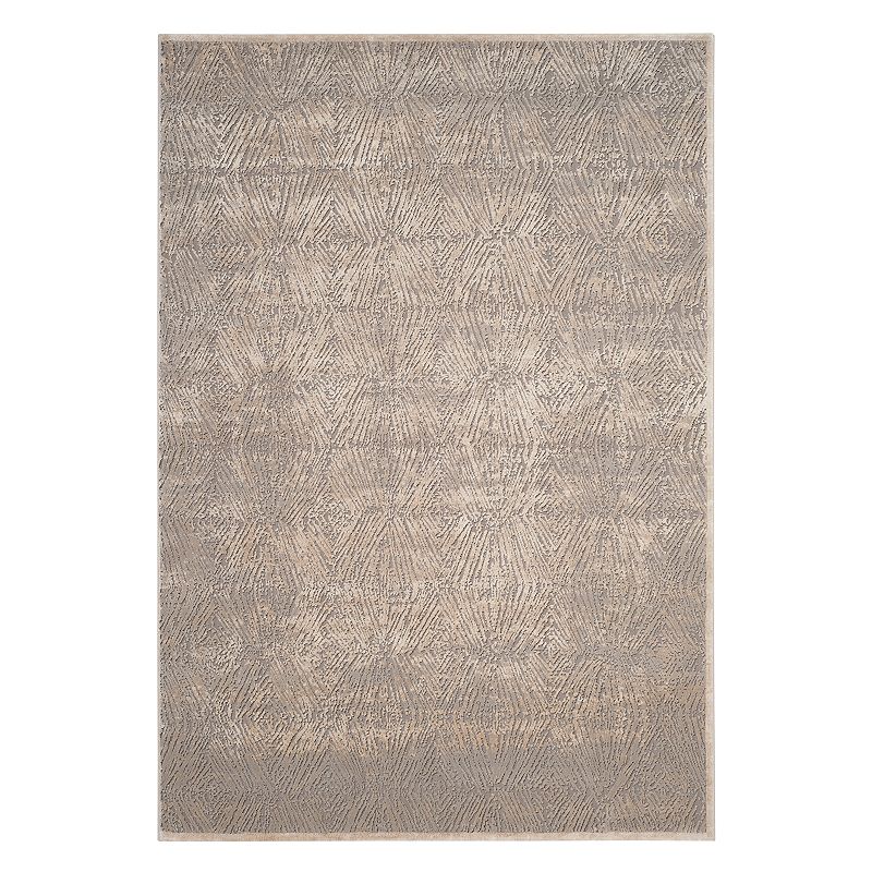 Safavieh Meadow Avery Abstract Rug, White, 6.5 Ft Sq