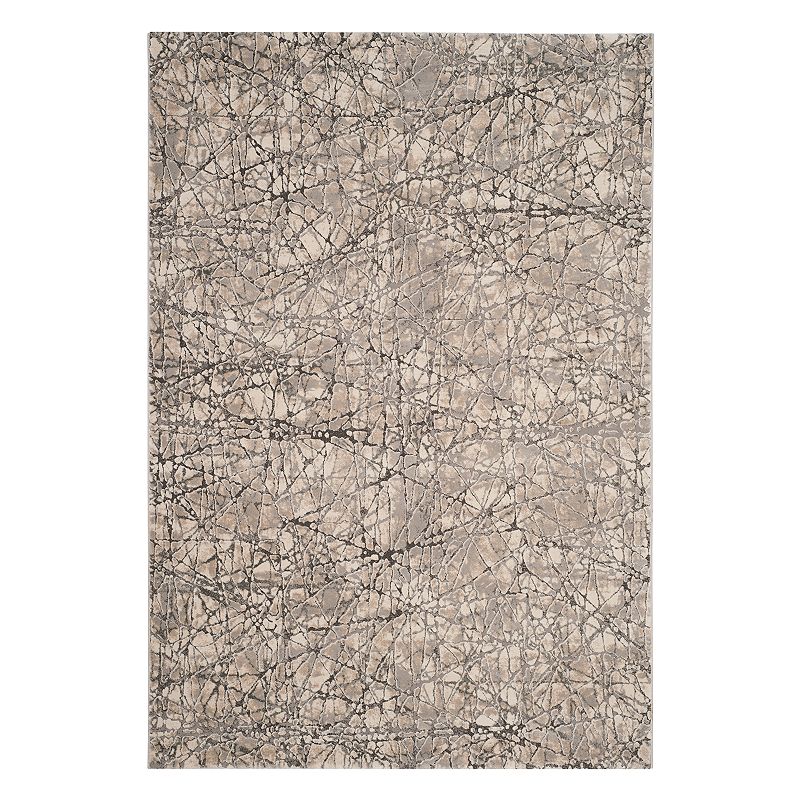 Safavieh Meadow Brielle Abstract Rug, Beig/Green, 6.5 Ft Sq