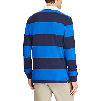 Men's Chaps Classic-Fit Striped Rugby Polo