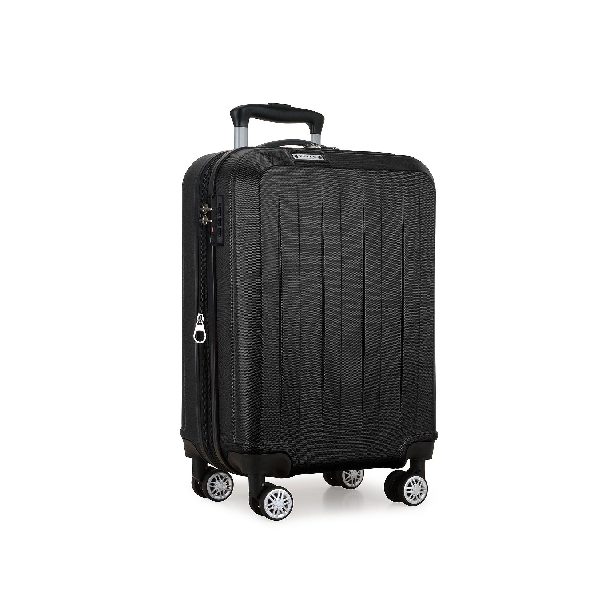 Elite Dori Expandable Carry-On Spinner Luggage, Black
