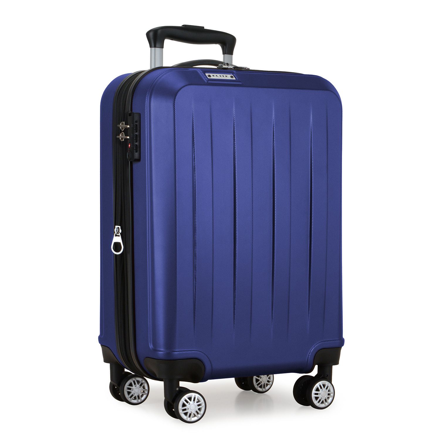 Elite Dori Expandable Carry-On Spinner Luggage - Navy