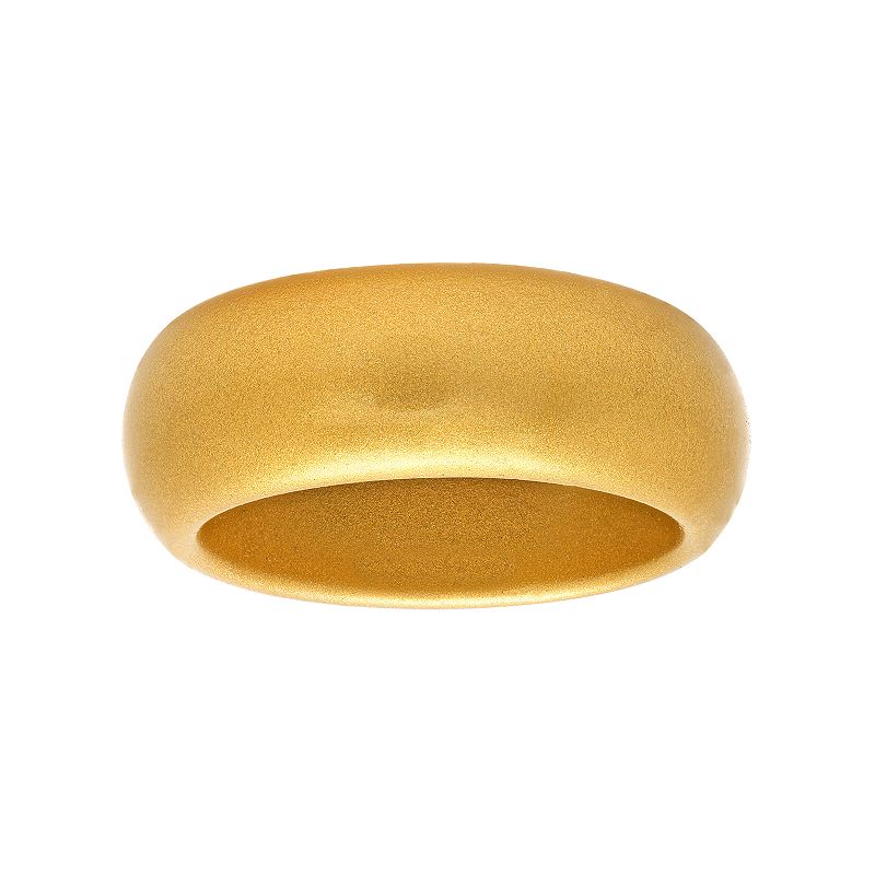 Silicone Ring, Womens, Size: 7, Gold