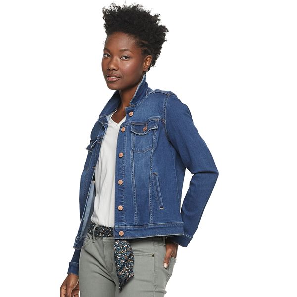 Kohls white denim jacket outlet