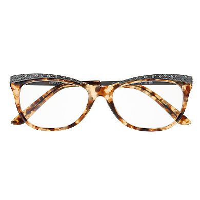 Women's Modera by Foster Grant Arista Crystal Accent Cat-Eye Reading Glasses