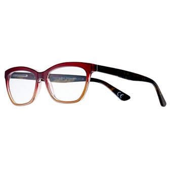 Women's Modera by Foster Grant Kara Ombre Wayfarer Reading Glasses